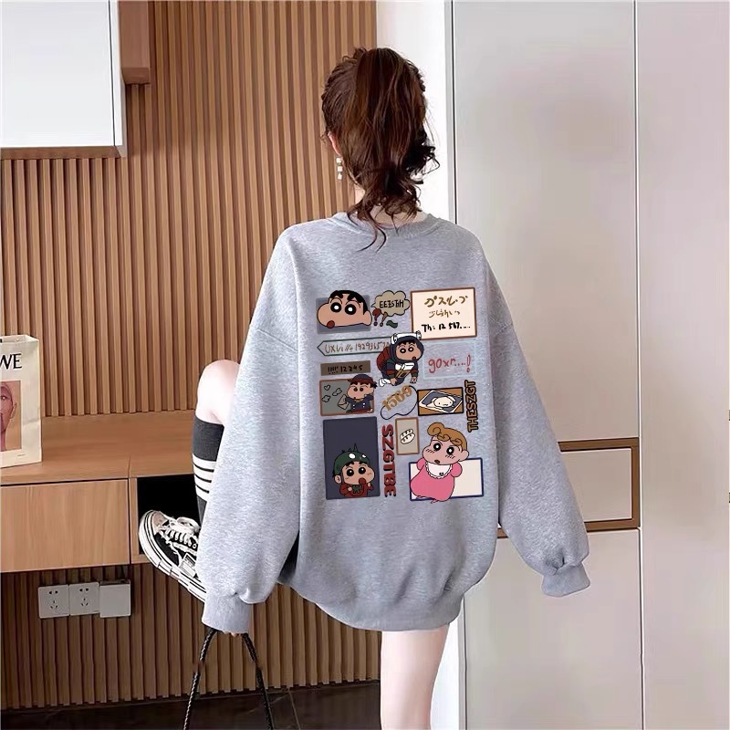 女士卫衣实物图