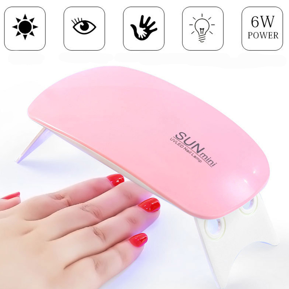 Mini Mini Portable Mouse Nail Lamp Light Treatment Machine Nail Baking Baking Light Quick Drying Machine Nail Art Tool details Picture
