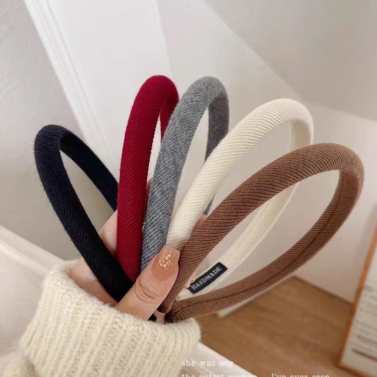 Retro checkered hairband for women, 2024 new high top facial cleansing headband, versatile for early autumn outings, hairpin headwear details Picture