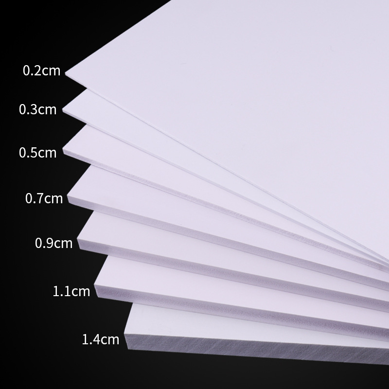PVC snow foam board, foam board, environmental art handcrafted model material, advertising hard package, architectural sand table, Andy board, plastic board details Picture