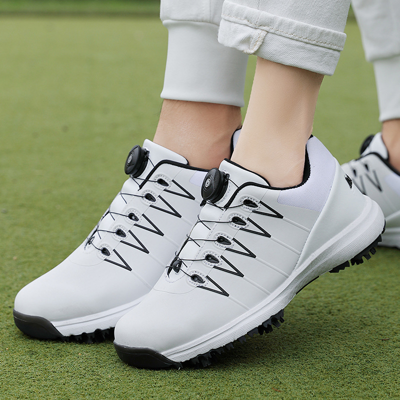 Golf Shoes Men's Microfiber Leather Waterproof Breathable Men's Shoes Non-Slip Comfortable Soft Running Casual Sports Shoes Specification drawing