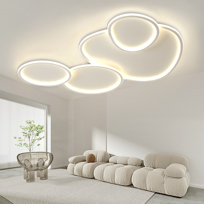 The 2023 new Nordic style living room lamp is simple, modern, elegant, minimalist and artistic. It is a ceiling lamp for the bedroom