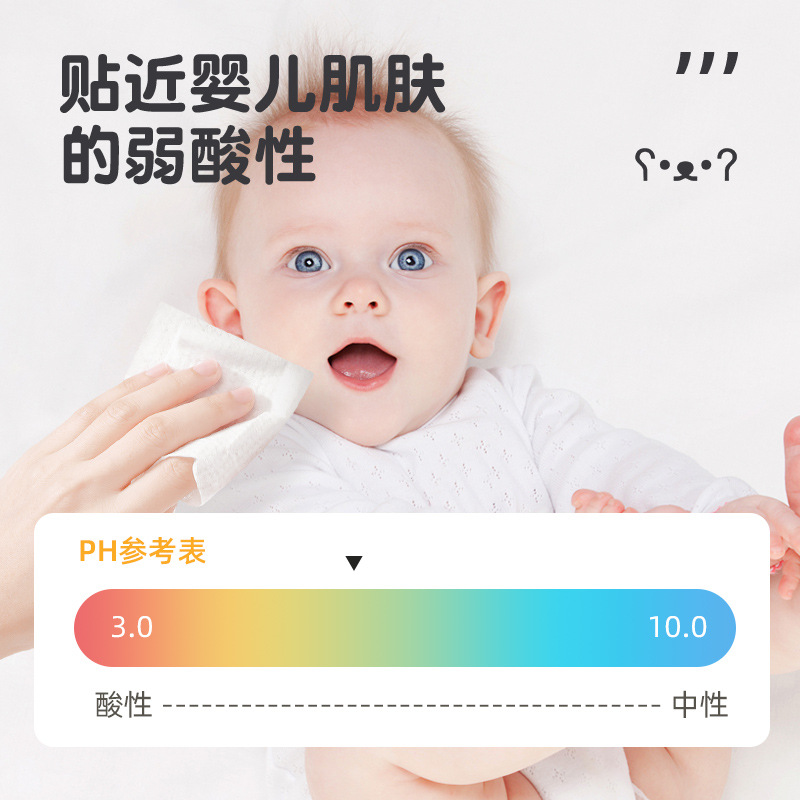 Murray Baby wet wipes are specially designed for hands and mouths. They are 80 disposable baby bottoms cleaning wet wipes for children and infants Specification image