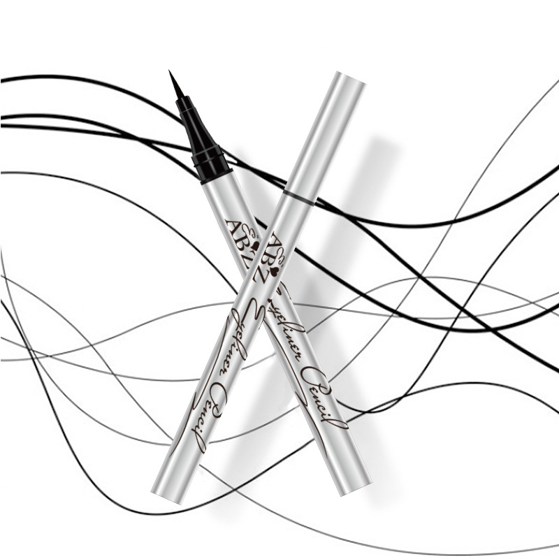Cross-border foreign trade stock ABZ eyeliner pen, waterproof, non-smudging, smooth and quick-drying eyeliner pen, makeup processing and wholesale