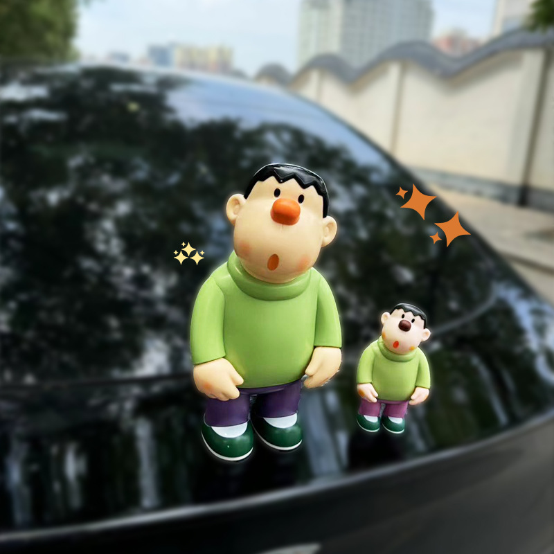 Panghu car ornaments, exterior decorations, roof decorations, dolls, high-end Panghu rear and trunk bottom hangers details Picture