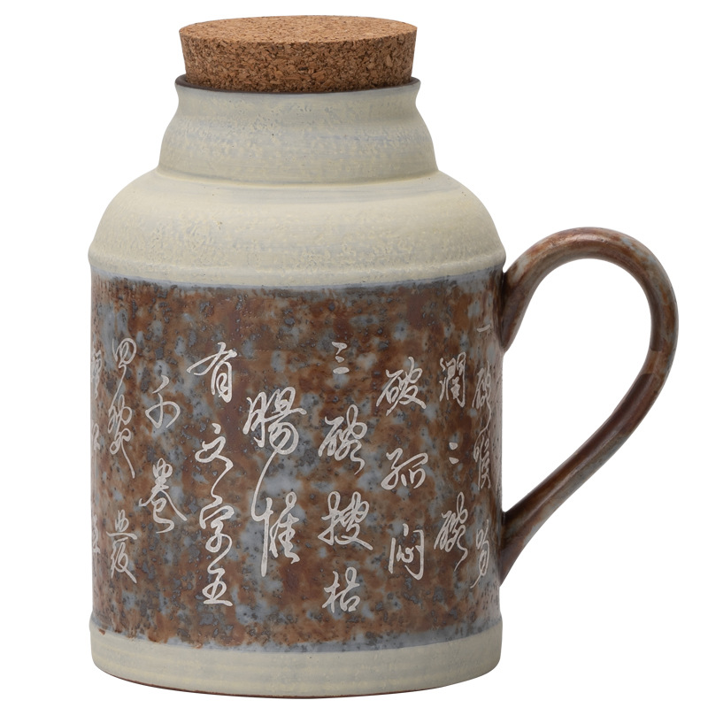 Silver Ten Thousand Buddha Winter Warm Hand Cup Small Warm Pot Tea Cup Chinese Zen Kung Fu Tea Set Stuffy Teapot Single Pot Item Picture