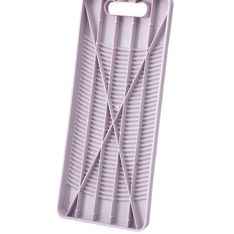 A thickened plastic anti-slip large student dormitory laundry and washboard with soap slot for hanging, boyfriend punishment kneeling board Item Picture