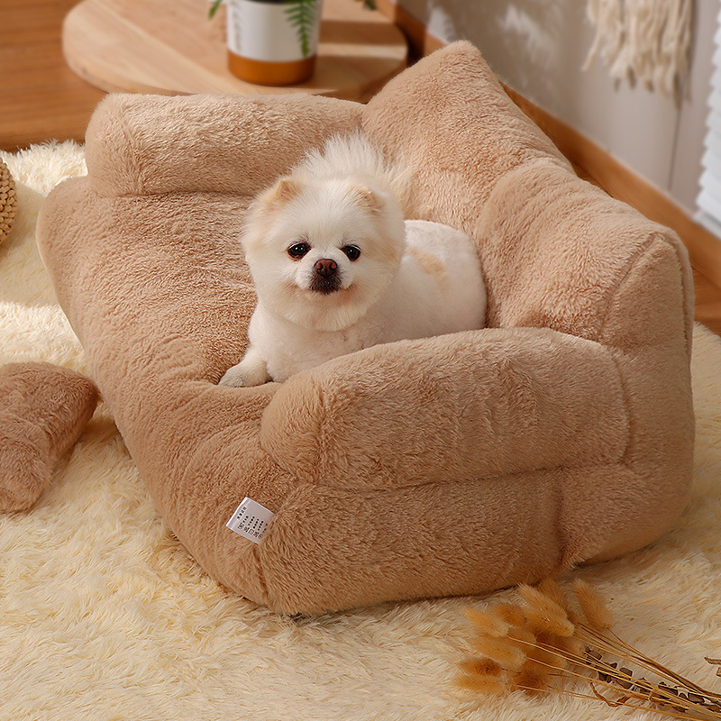 Wholesale winter cat beds, warm large-sized cat sofas, universal pet dog beds, pet bed cushions, cat beds, cat supplies Application Scenario