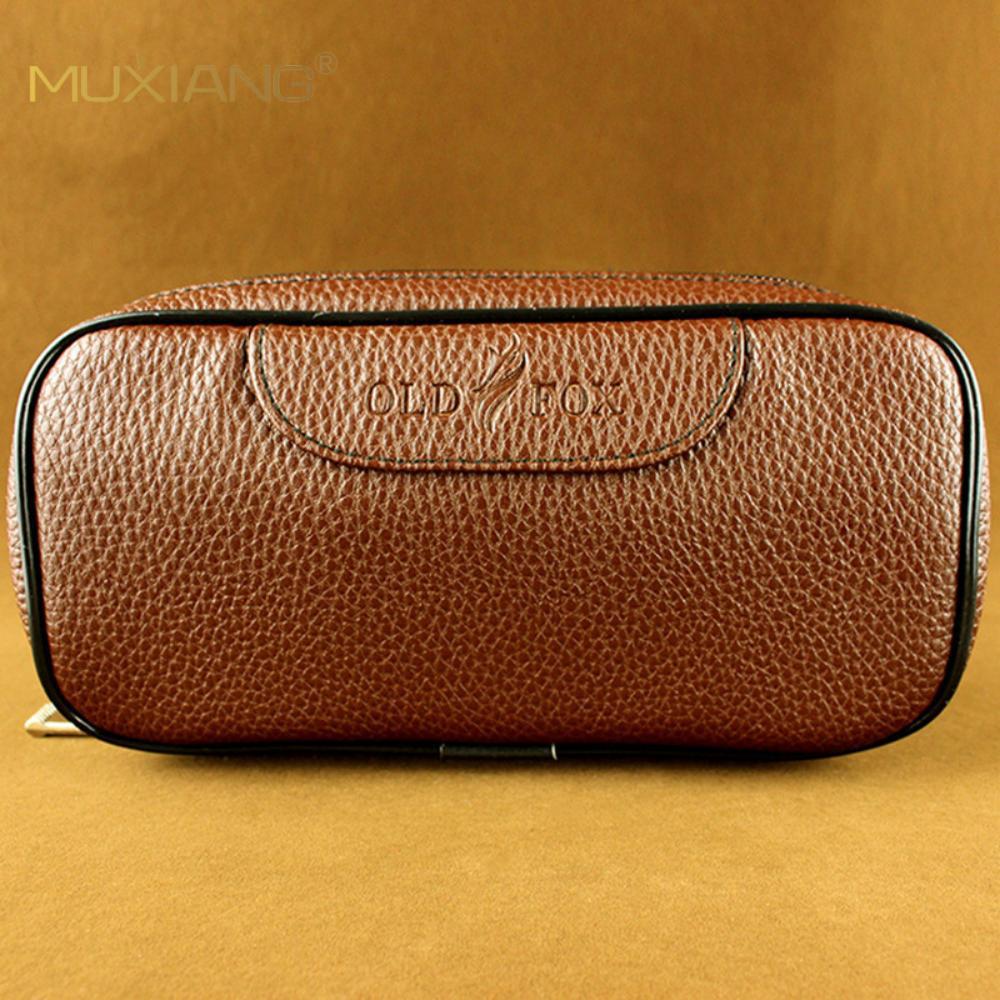 木香棕色烟斗/厂家皮质烟具产品图