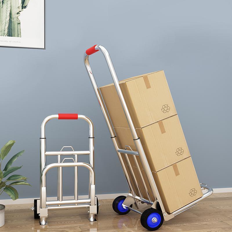 Folding push cart, folding luggage cart, load king, shopping cart, trailer, small trolley, moving wonder