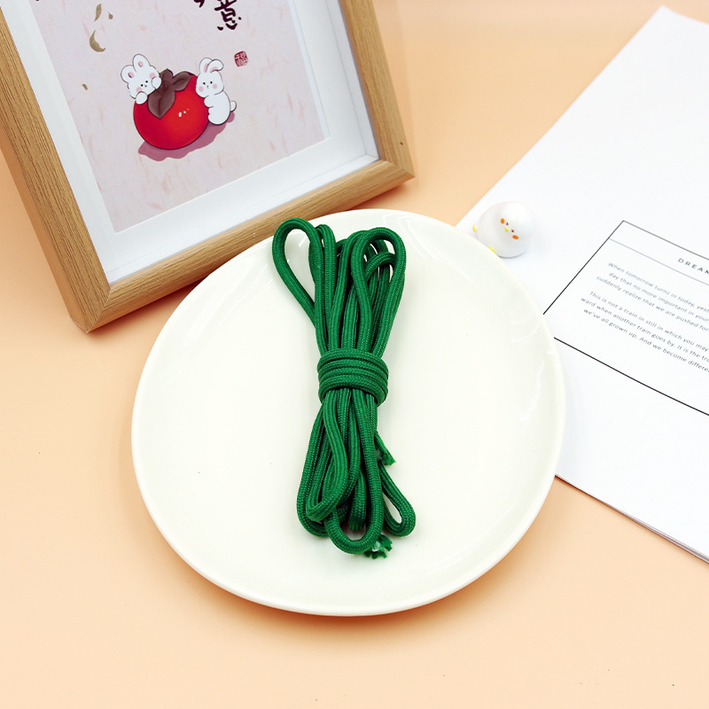 New color miu tie rope, solid color umbrella rope bag, diy accessory, hand-woven rope, keychain, 5mm umbrella rope pic 21