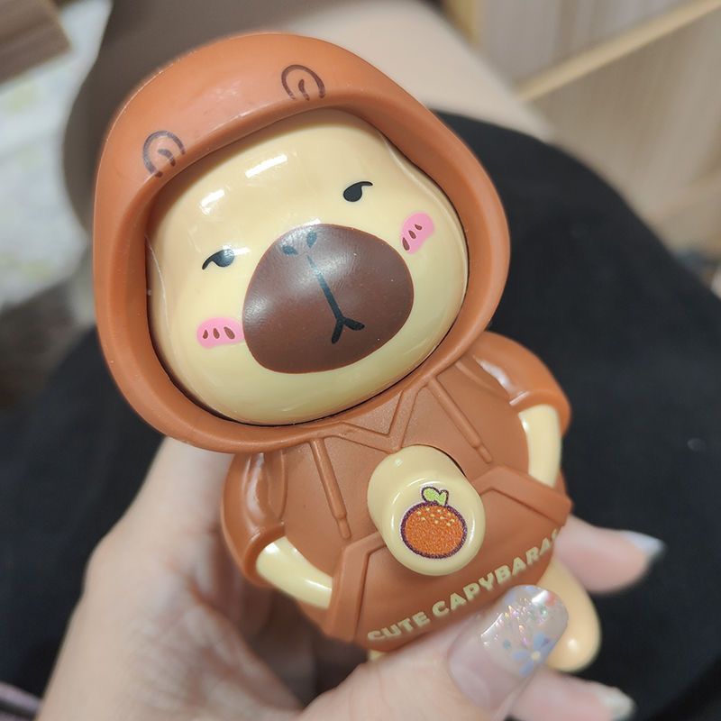 Capybara animal face-changing toys, face-changing bag pendants, face-changing toys, transforming cartoon dolls, gifts, keychains, decorative pendants, face-changing dolls, keychains, pendants, stress-relieving toys details Picture