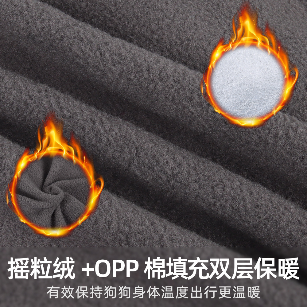 Cross-border pet clothing, reflective large dog windbreaker, warm dog clothes for autumn and winter, pet cotton-padded clothes in stock wholesale 677 Application Scenario