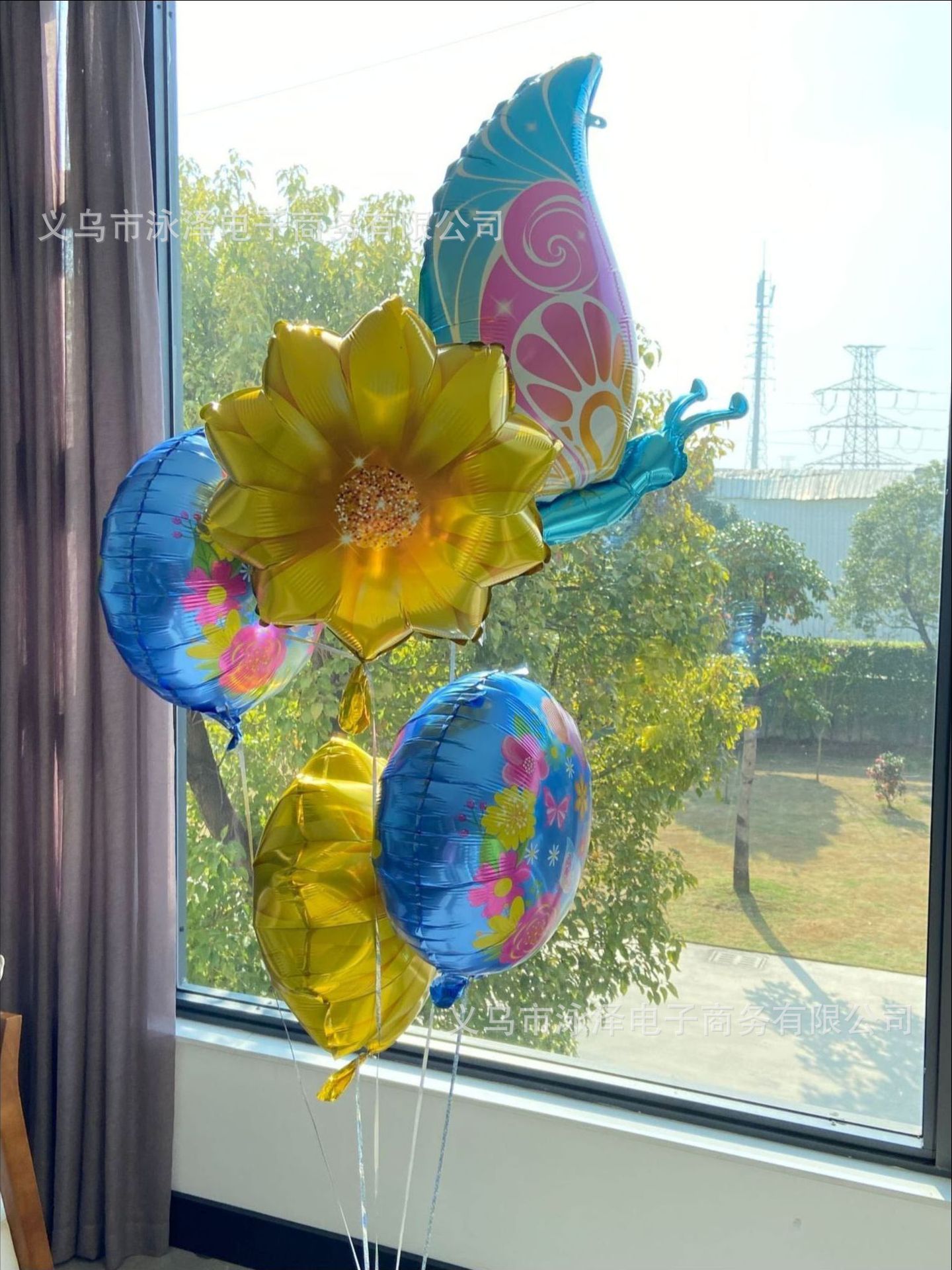 Película de aluminio papel de aluminio mariposa color 5 piezas set fiesta de cumpleaños boda arreglo al por mayor Application Scenario