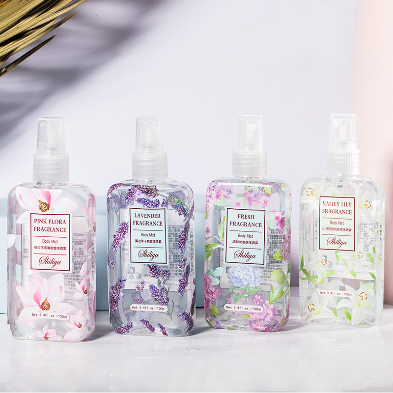 Net Celebrity Selya Perfume Body Spray Women's Perfume Portable Clothing Fragrance Lily Lavender Fruit Fragrance Type Hair Replacement Specification drawing
