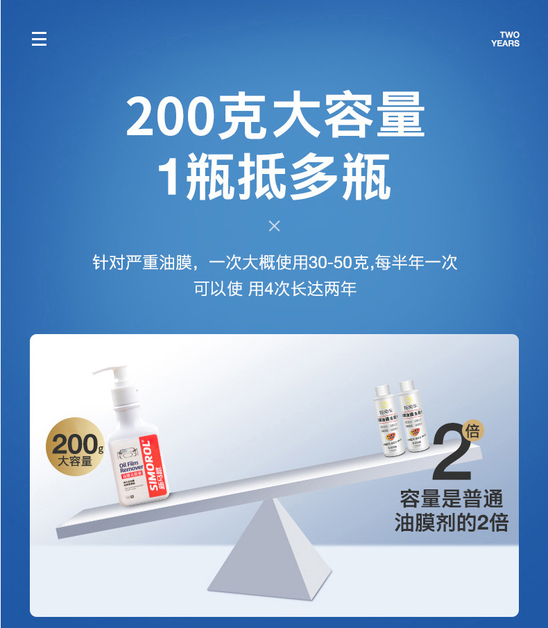汽车油膜玻璃清洁乳车窗清洗剂塑料玻璃通用清除抖音快手一件代发详情15