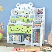 绘本架儿童书架置物架幼儿园小学生宝宝书柜卡通简易书架小孩书架