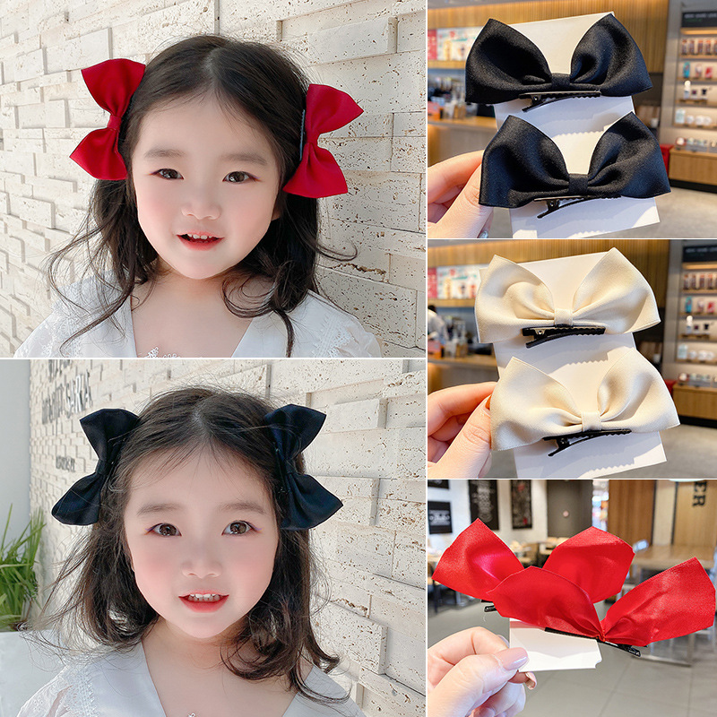 Girls' half-piece bow hair clip, children's side clip, girls' princess hair clip, small clip headwear, hair accessory for girls Application Scenario