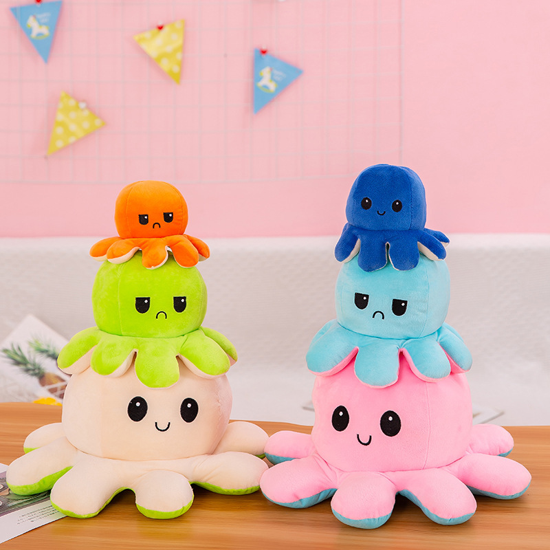 Flip octopus Flip octopus octopus stuffed animal Double flip octopus action figure Specification drawing
