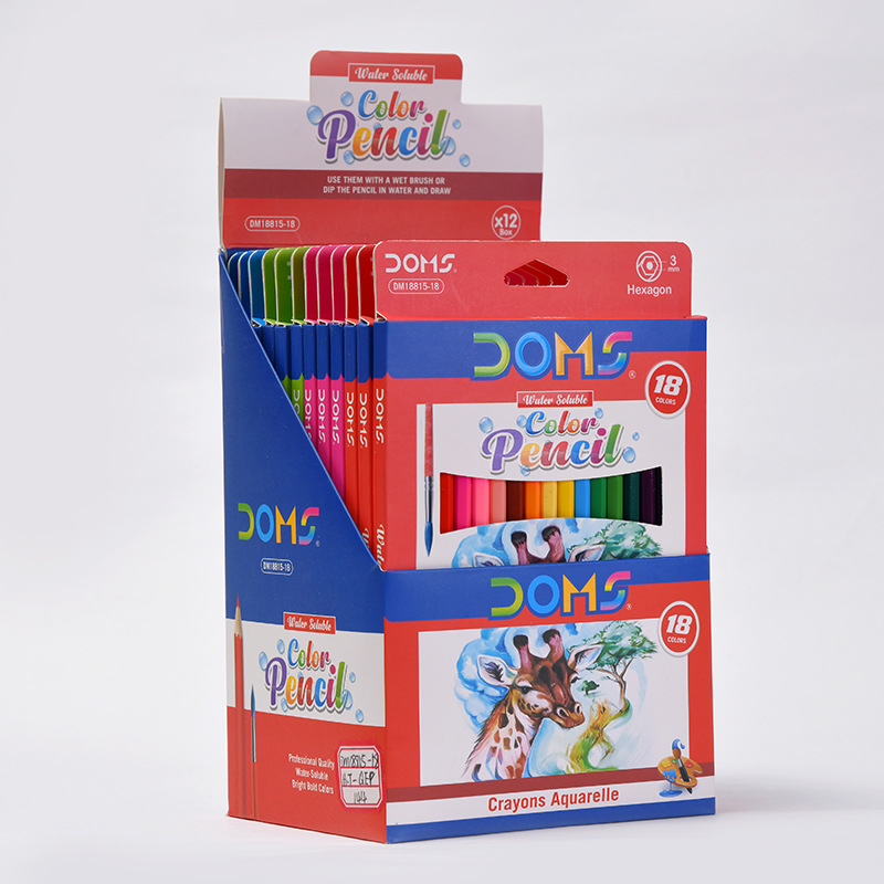 水溶性彩铅18色儿童专用画画油性素描彩色铅笔文化用品