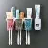 Toothbrush rack set, multi-functional brushing cup, household tooth cup, mouthwash cup, toothpaste-free squeezing tool Application Scenario