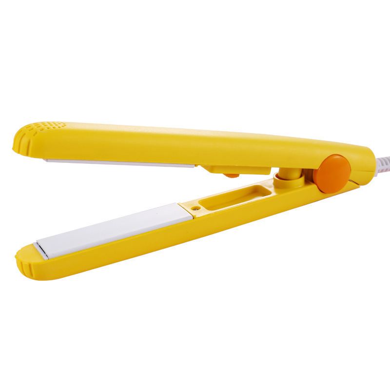 Small electric ironing board for both straight and curly hair, bangs, student straightening board, mini portable ironing board, and curling iron Item Picture