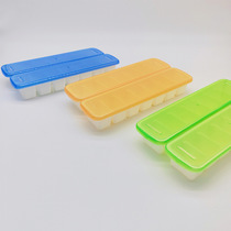 Home ice cube freezer Plastic ice cube freezer mold with cover Ice maker Square ice box refrigerator storage