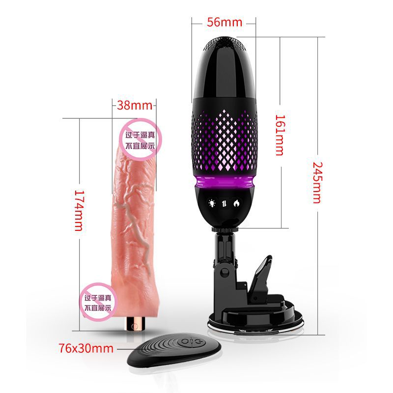 The automatic vibration simulation and fun heating toy for women and adults of the muscle massage gun details Picture