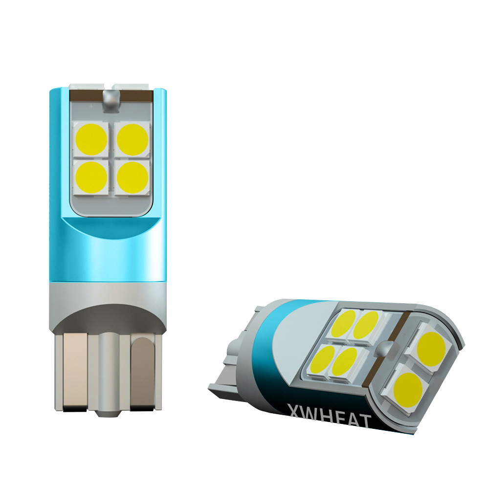 Wheat Factory Direct Sales T10-10Smd-3030 Built-In Intelligent Constant Current Drive Aviation Grade Cooling Aluminum Parts Specification drawing