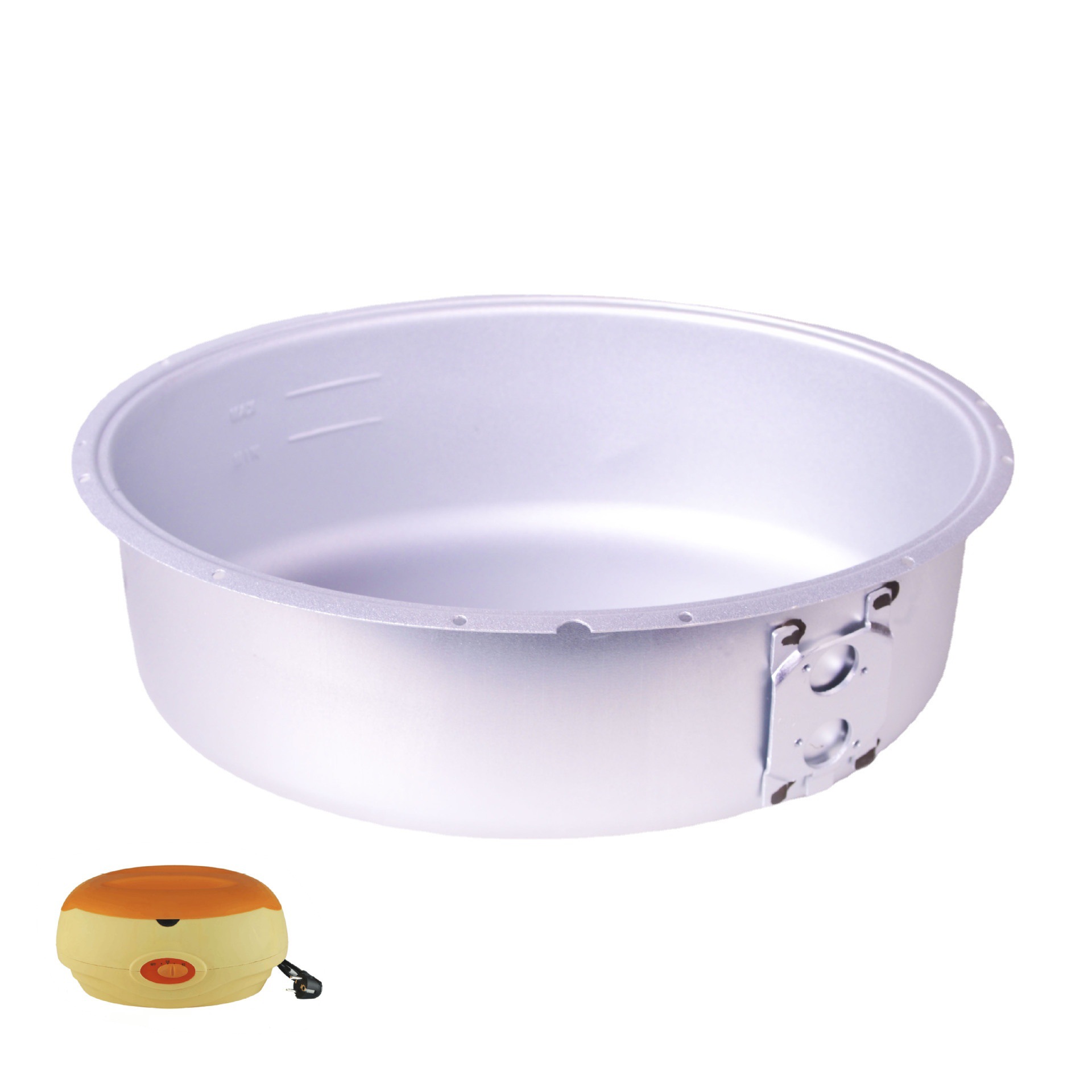 Oil pressure stretching, spinning, stretching, oil pressure, various aluminum POTS, wax therapy machine POTS, 3000ml wax machine accessories, hot wax machine inner liner, shanilak details Picture