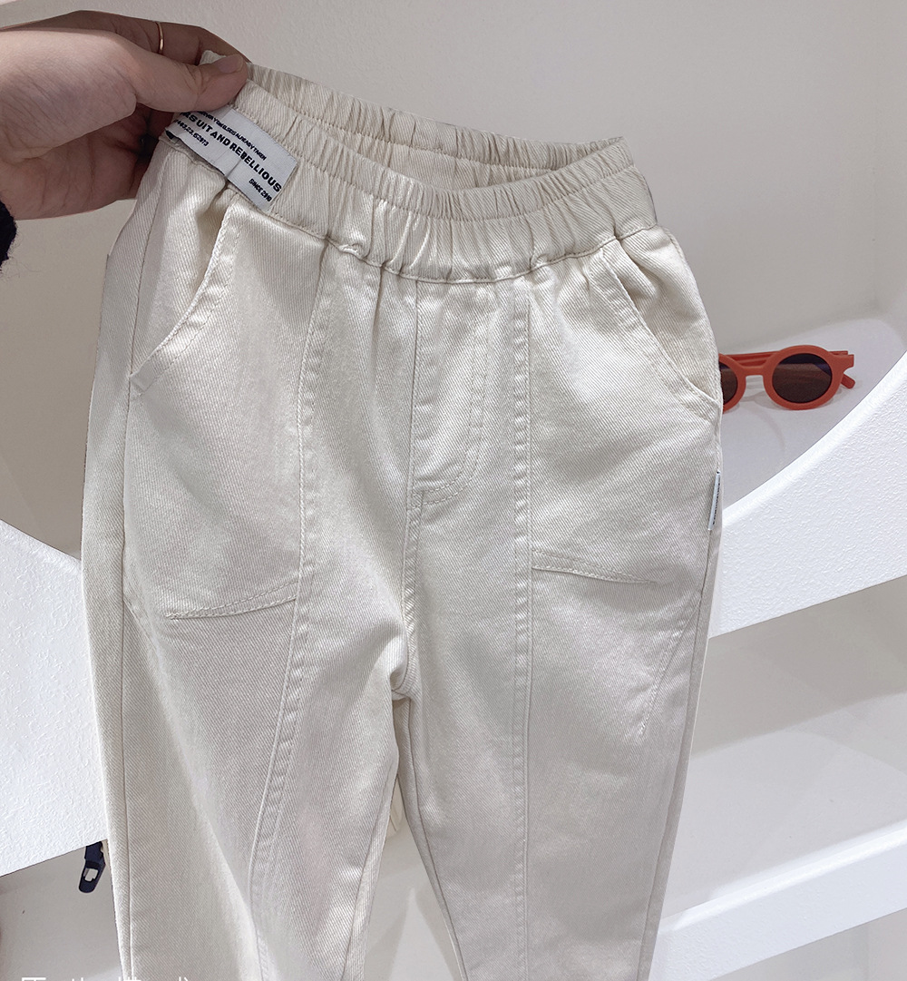 Boy's Pants Spring And Autumn Pants Cuhk Children's Autumn Fashion Fashion Autumn Children's Casual Pants Boy Korean Version Trend Application Scenario