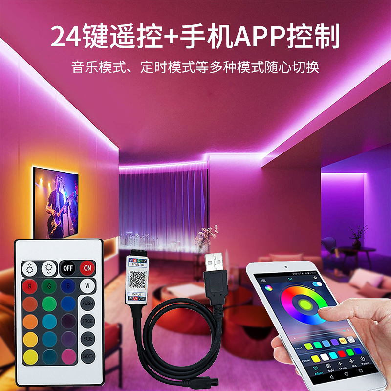 室内LED灯串实物图