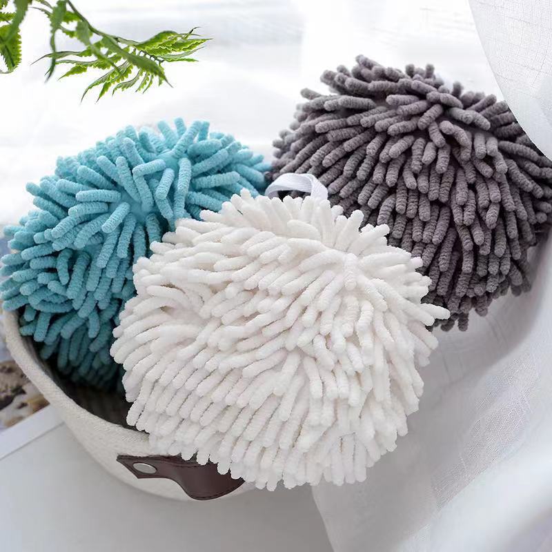 The Manufacturer Directly Provides Absorbent Quick Drying Universal Creative Chenille Hand Towel Towel Bathroom Hanging Cute Hand Towel