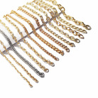 跨境货源各种优质型号铁链包包链服装装饰链条 一米铁链链条