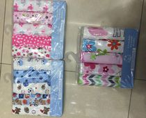Cotton flannel baby wrap printed 76X76cm single layer 5 pack foreign trade sheet wrap blanket 650