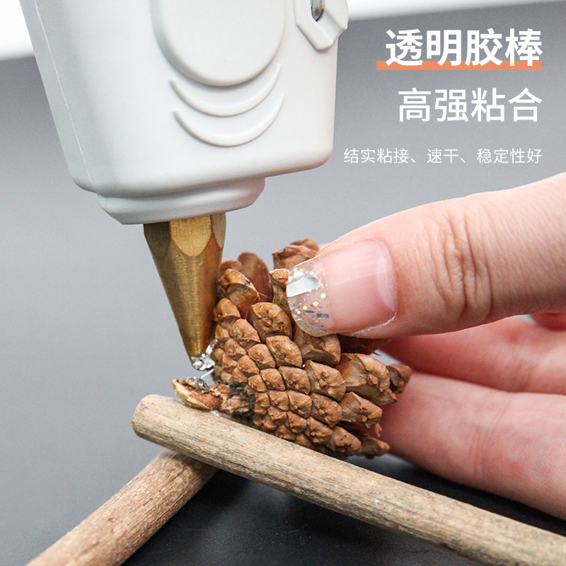 Double temperature hot melt gun Household glue gun handmade tufting hot melt strip glue stick high adhesive hot melt gun Application Scenario