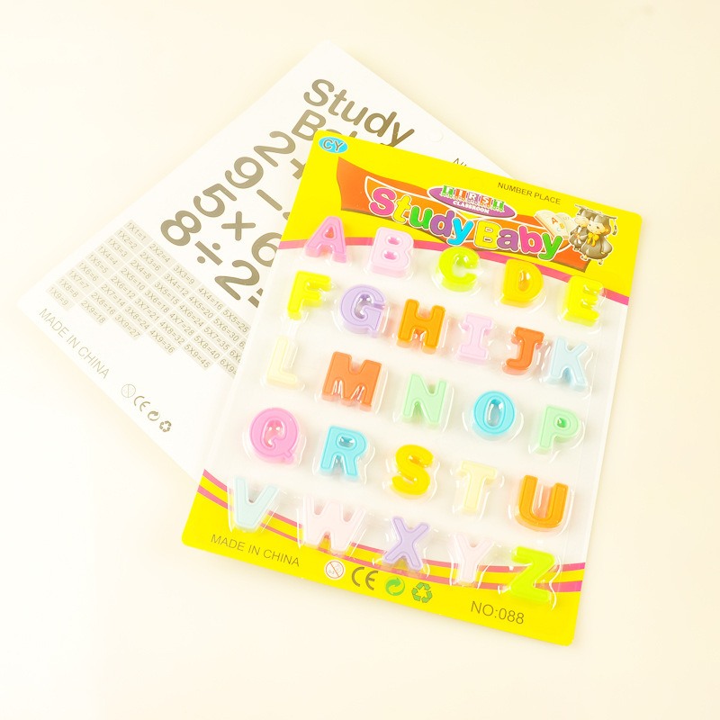 Wholesale of children's educational toys, infant and toddler alphanumeric jigsaw puzzles, English cognitive puzzle boards, and enlightenment teaching AIDS Specification image