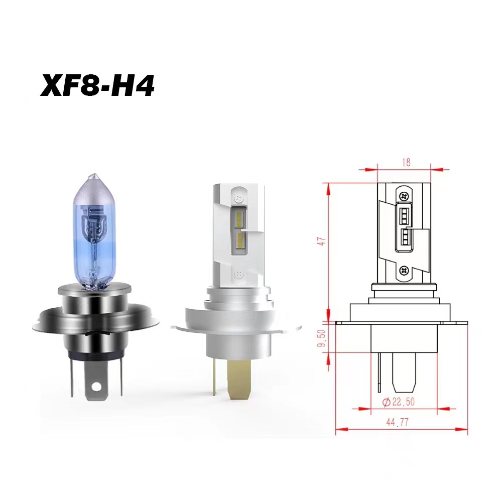 Processing Automotive Led Headlight Bulb 9005 High-Power Headlight Super Bright Focus 6500 Headlight Assembly