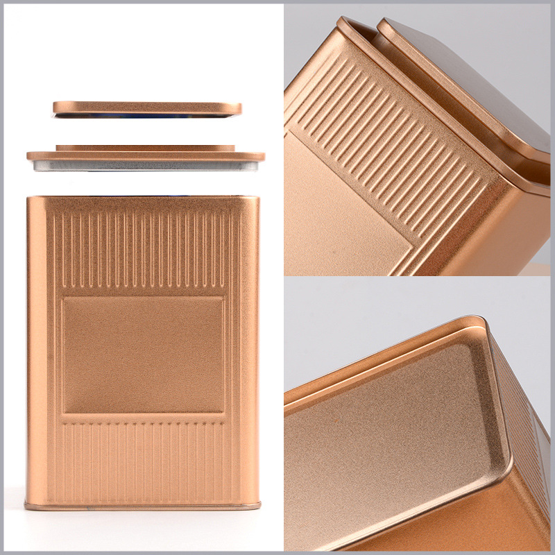 Wholesale tea cans, square cans, empty tin boxes, packaging cans, square empty cans, green tea, Fuding white tea, black tea tinplate cans Application Scenario