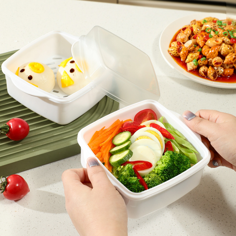 微波炉蒸盒蔬菜专用饭盒器皿厨房加热馒头包子蒸笼盒蒸玉米蒸菜盒