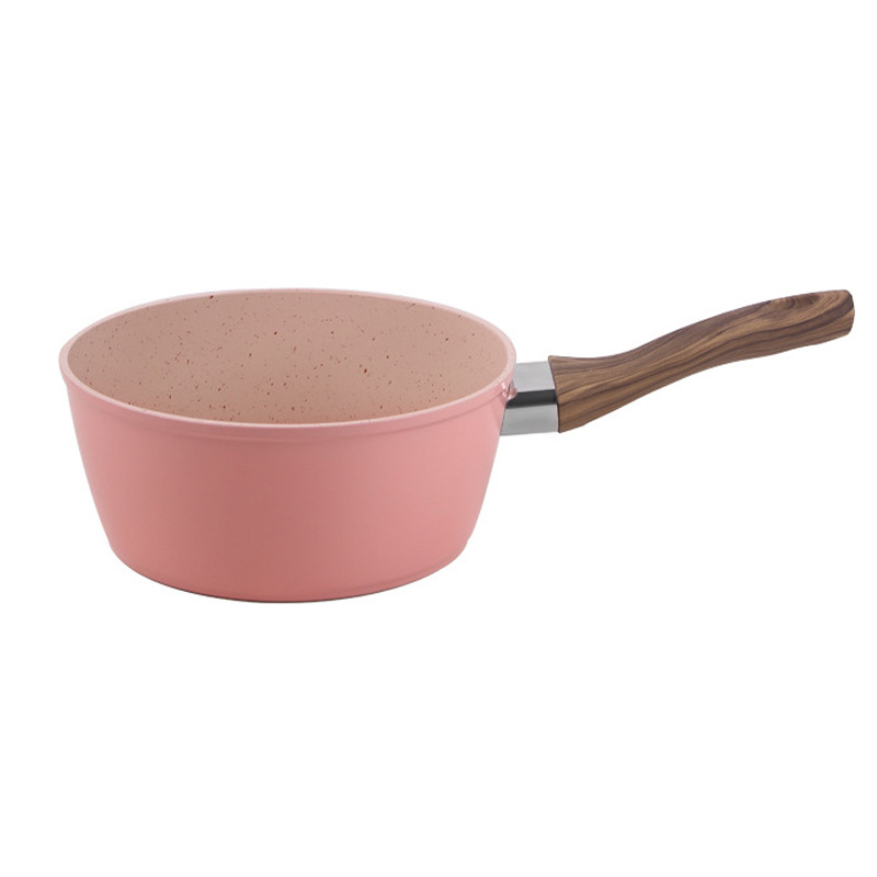 Instant Noodles Non-Stick Pan Mini Pan Small Milk Pan Household Fried Egg Wheat Rice Stone Baby Food Pot Induction Cooker Soup Pot Item Picture