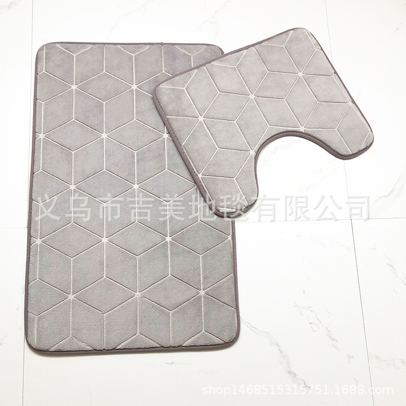 地垫/礼拜毯/浴室防滑垫/塑料防滑垫/拼图地垫白底实物图