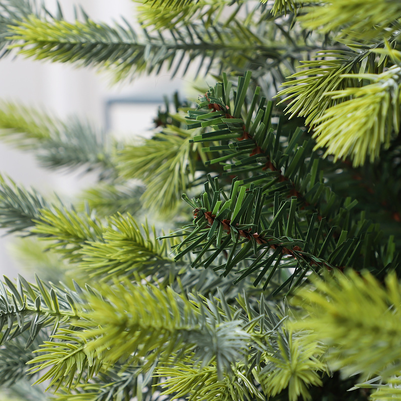 Source Factory Custom Processing Green Pe Hybrid Christmas Tree Encryption Luxury Bare Tree Application Scenario