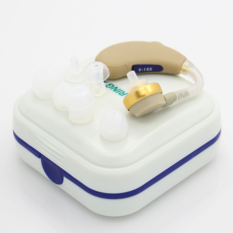 Cross-border exclusive V-185 hearing aid, English packaging with battery, sound amplifier, hearing aid for the elderly Specification image