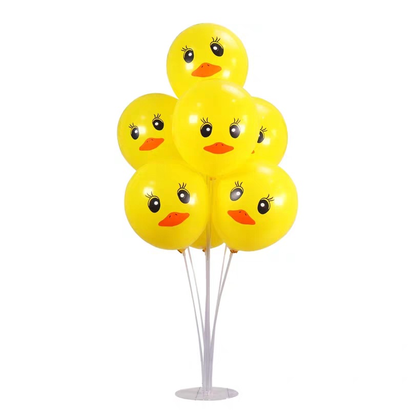 厂家直销12寸2.8克大黄鸭气球小黄鸭气球夜市儿童玩具气球批发详情图4