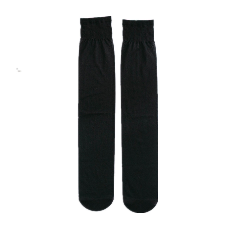Spring and summer Japanese-style jk uniform, long knee-high velvet white mid-calf socks, Harajuku knee-low stockings Item Picture