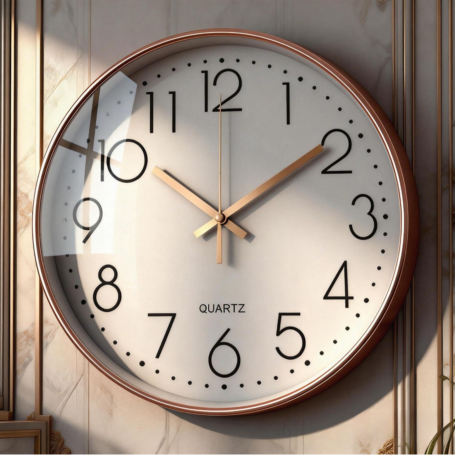 12英寸30cm静音挂钟石英钟表時鐘表亚马逊跨境掛鐘wall clock批发