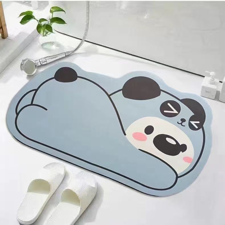 Thickened Soft Diatom Mud Bath Absorbent Mat Toilet Non-Slip Mat Household Door Mat Kitchen Dirty Foot Mat