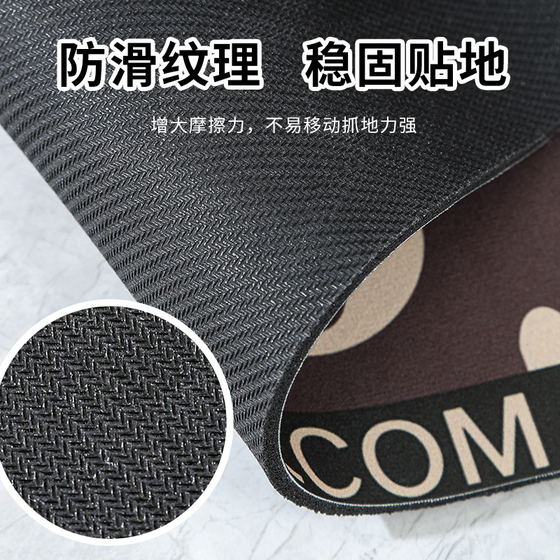 Diatom mud kitchen floor MATS, no-wash and washable carpets, oil-proof, water-proof, anti-slip water-absorbing floor MATS, dirt-resistant household wholesale details Picture