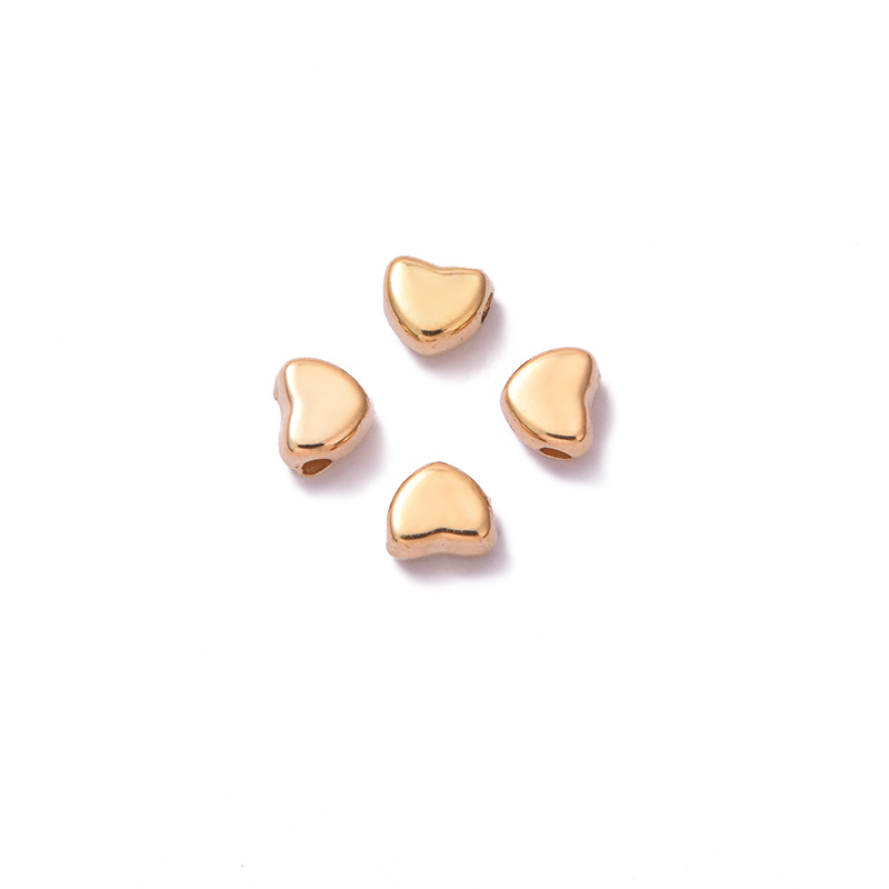 diy jewelry accessories CCB heart-shaped bracelet necklace spacer beads perforated plastic heart-shaped loose beads factory wholesale Application Scenario